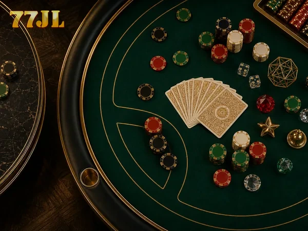 Jacks or Better card hand in play at JL77
